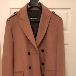 Men’s 3 Quarter Peacoat from Express - Carmel\Tan